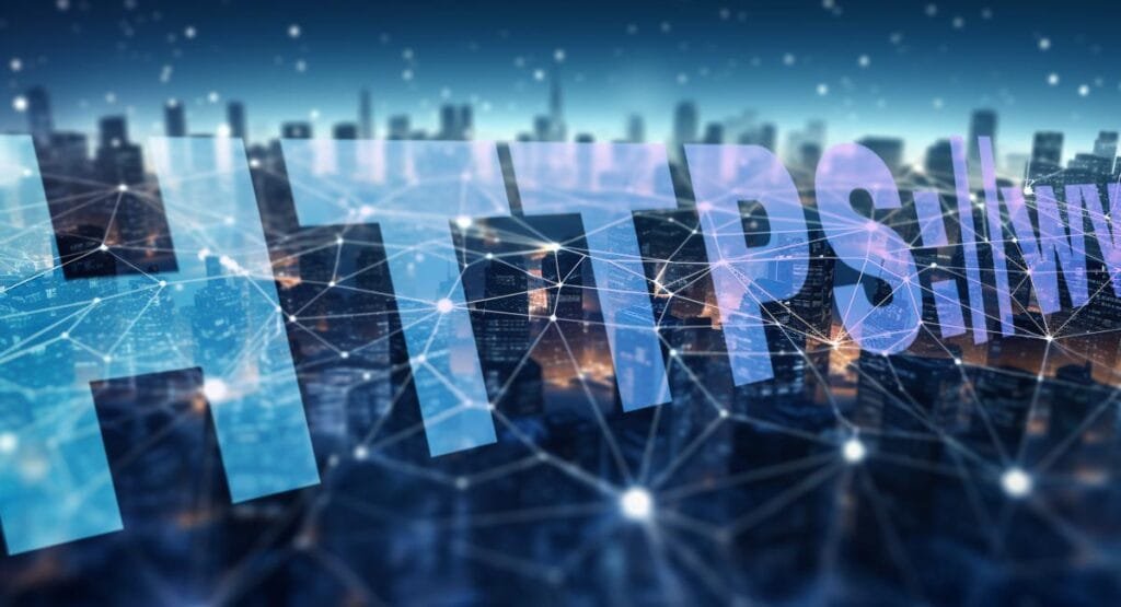 Illustration of domain name