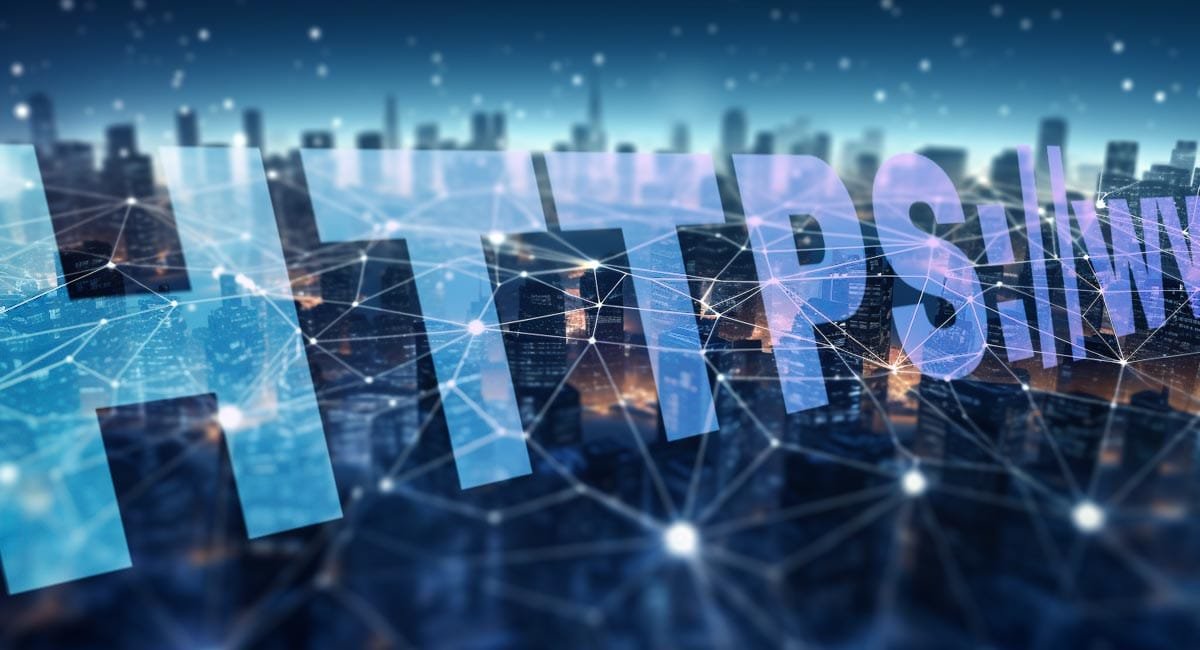 Illustration of domain name