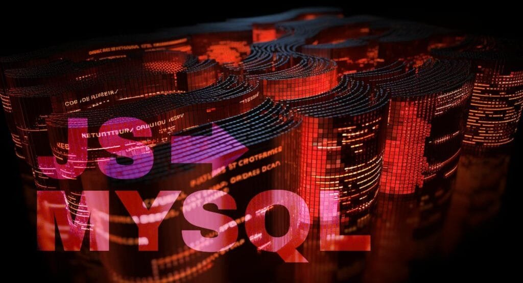 Illustration of js-mysql connections