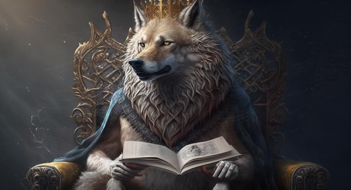 Illustration of a book reviewer