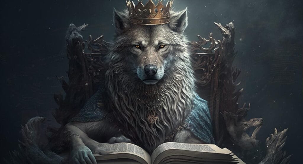 Illustration of a book reviewer