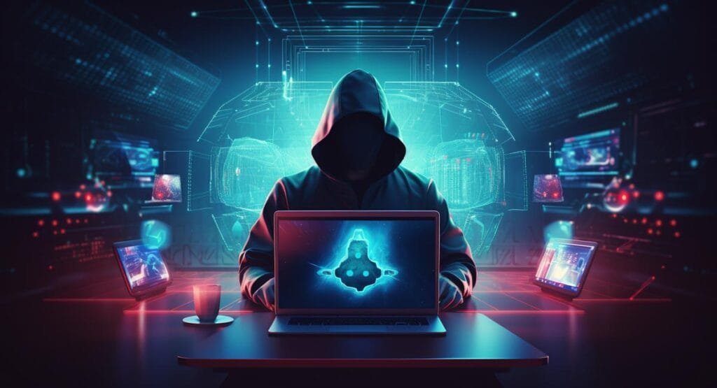 Illustration of Cyber Security