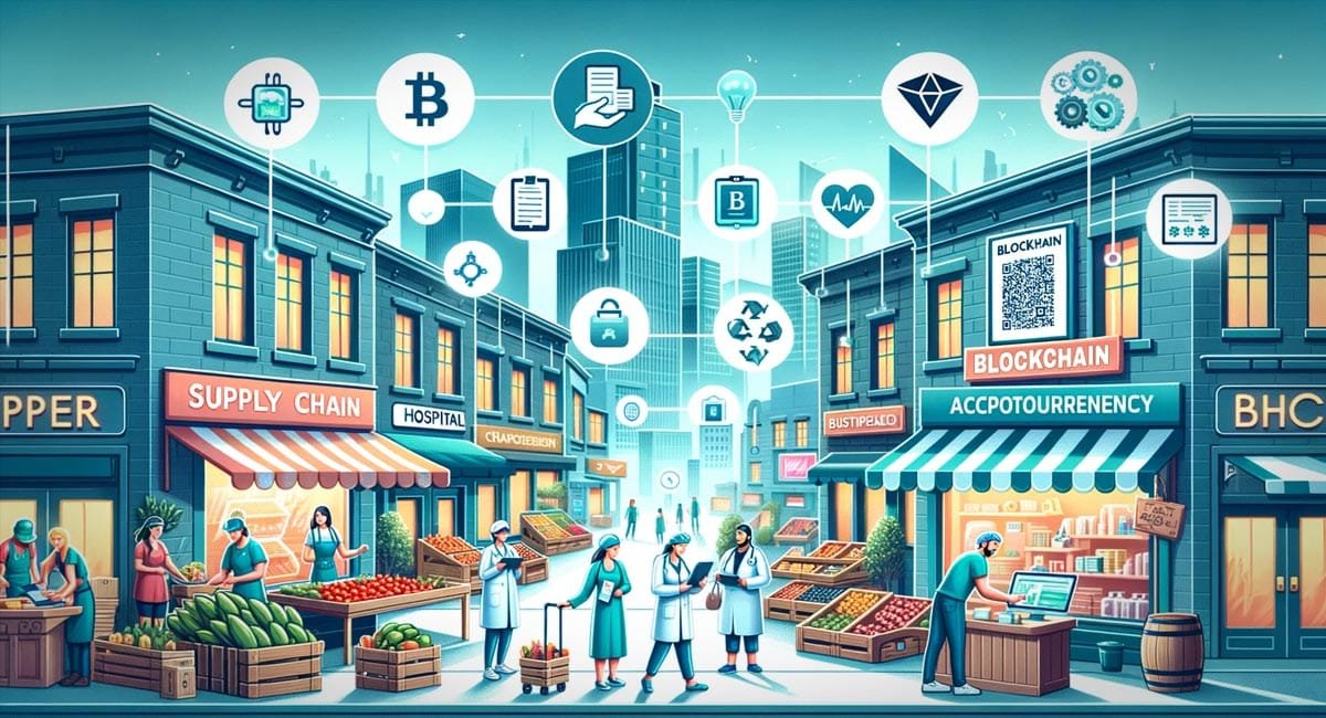 Illustration of a Blockchain