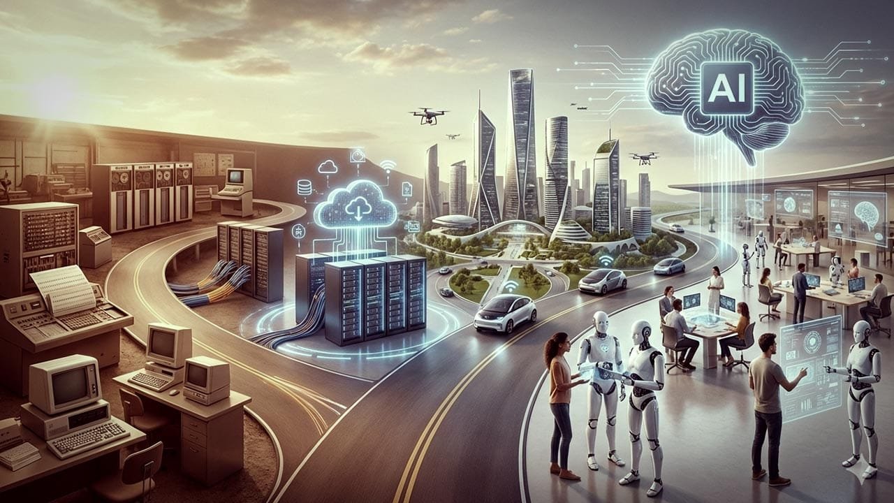 Digital-Technology-Past-Foundations-and-Future-Frontiers-illustrated