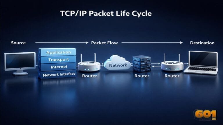 Explaining the TCPIP Packet Life Cycle